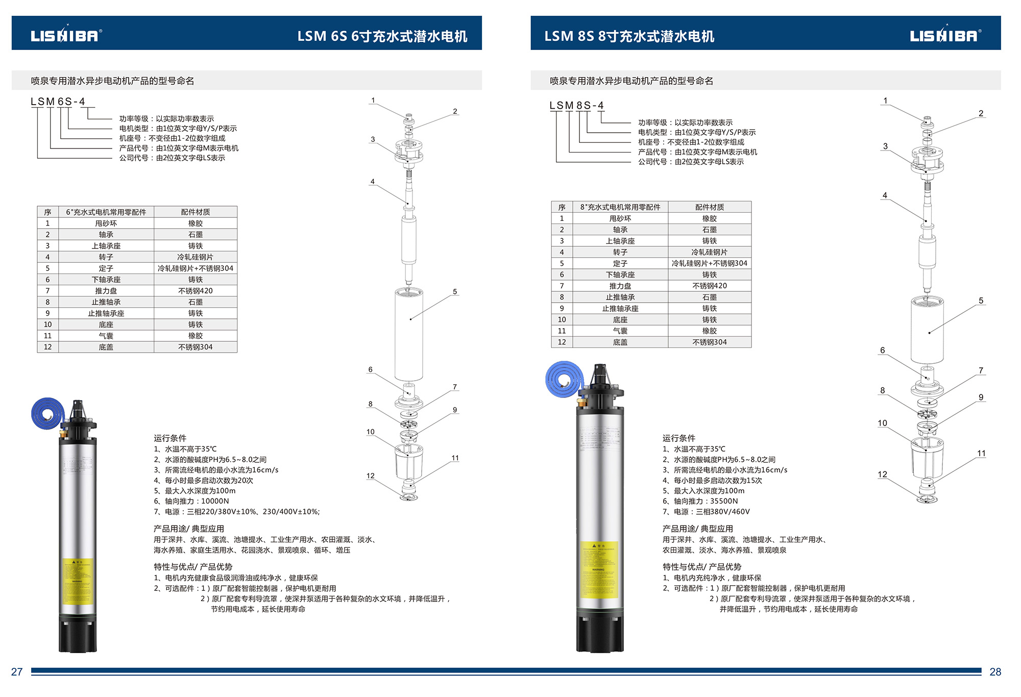 不锈钢喷泉专用泵综合样本下载(图15)