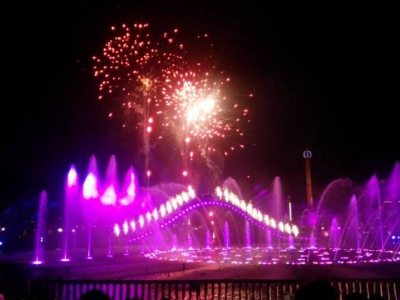 Music fountain project of Jiangxi Nanchang rongchuang theme 