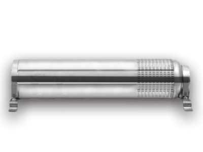 Horizontal shroud reduces motor temperature rise for extended service life