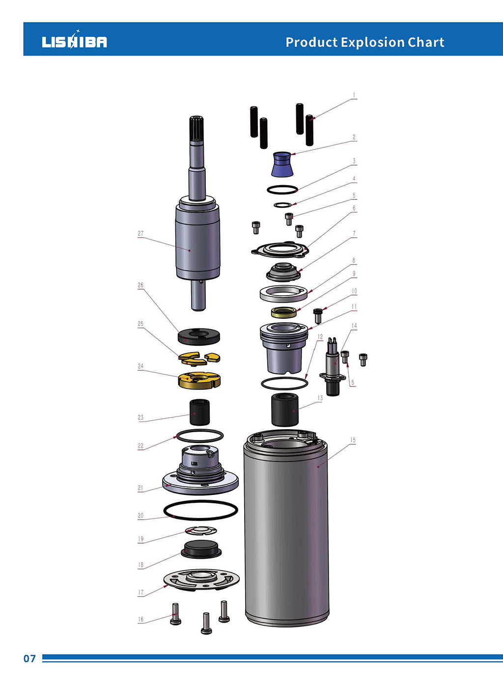 4 inch Encalsulated Submersible  Motor(图8)